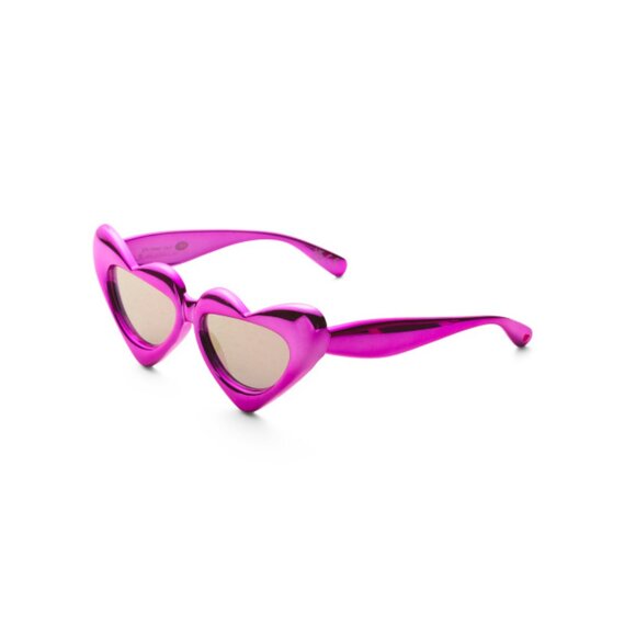 BETSEY JOHNSON Pink Bubble Frame Sunglasses - Picture 1 of 2